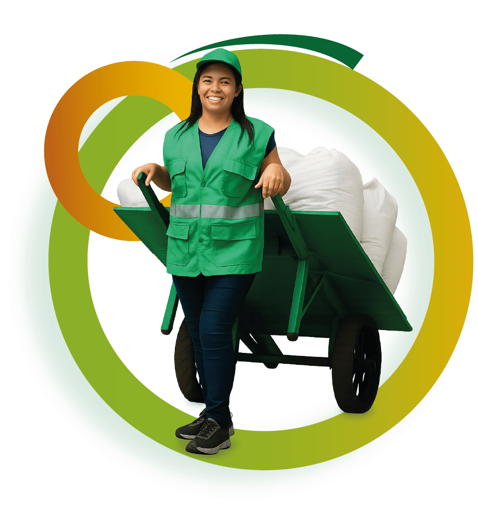 Trabajador de reciclaje